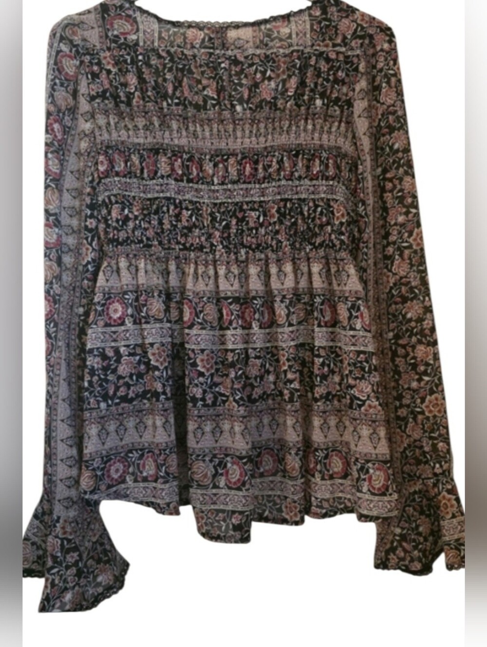 Boho Gypsy Loose Fit Top - Picture 6 of 10